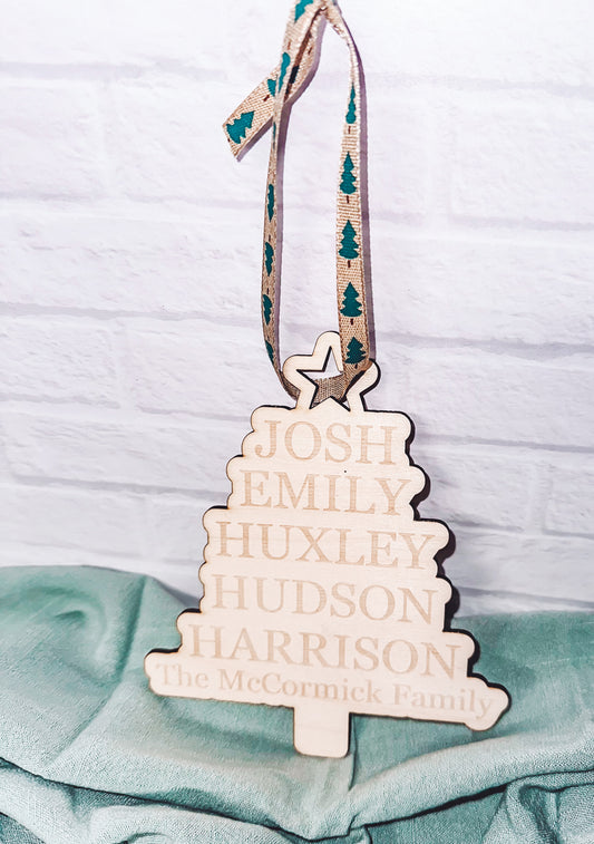 Custom Family Ornament